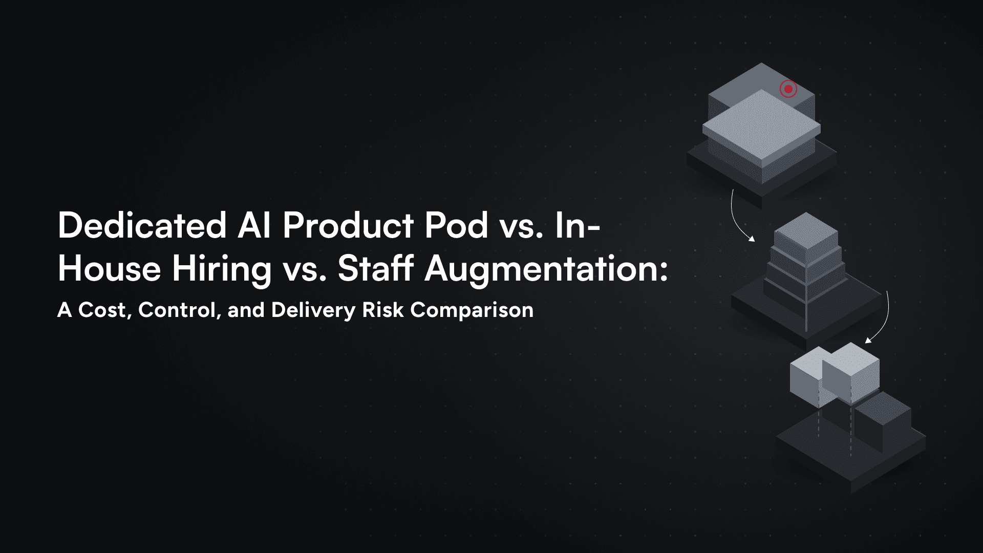 Dedicated AI Product Pod vs. In-House Hiring vs. Staff Augmentation: A Cost, Control, and Delivery Risk Comparison