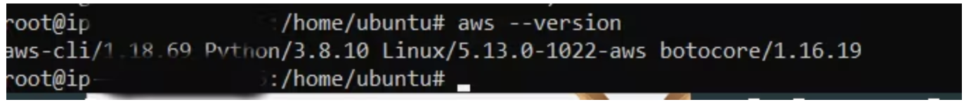 Step 13: Install AWS CLI(Command line Interface).