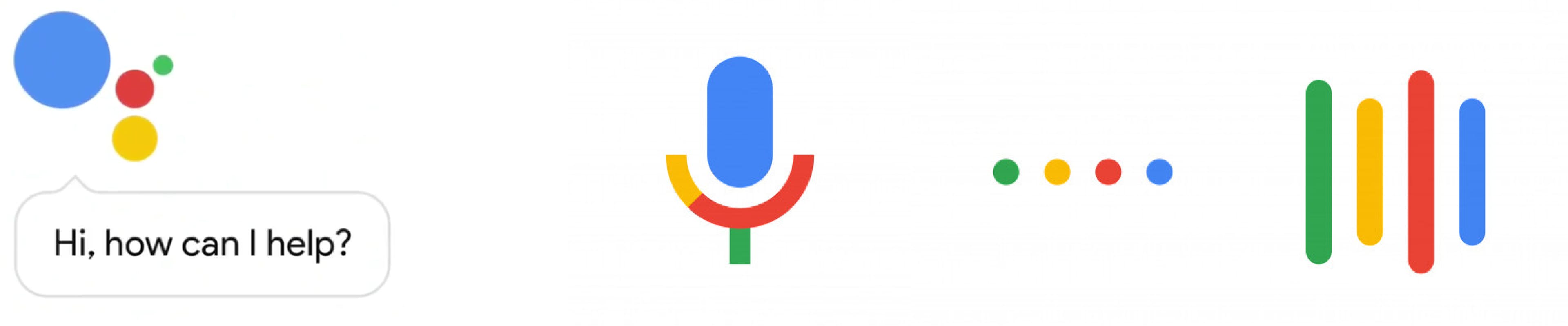 Google Voice Assistant UI design