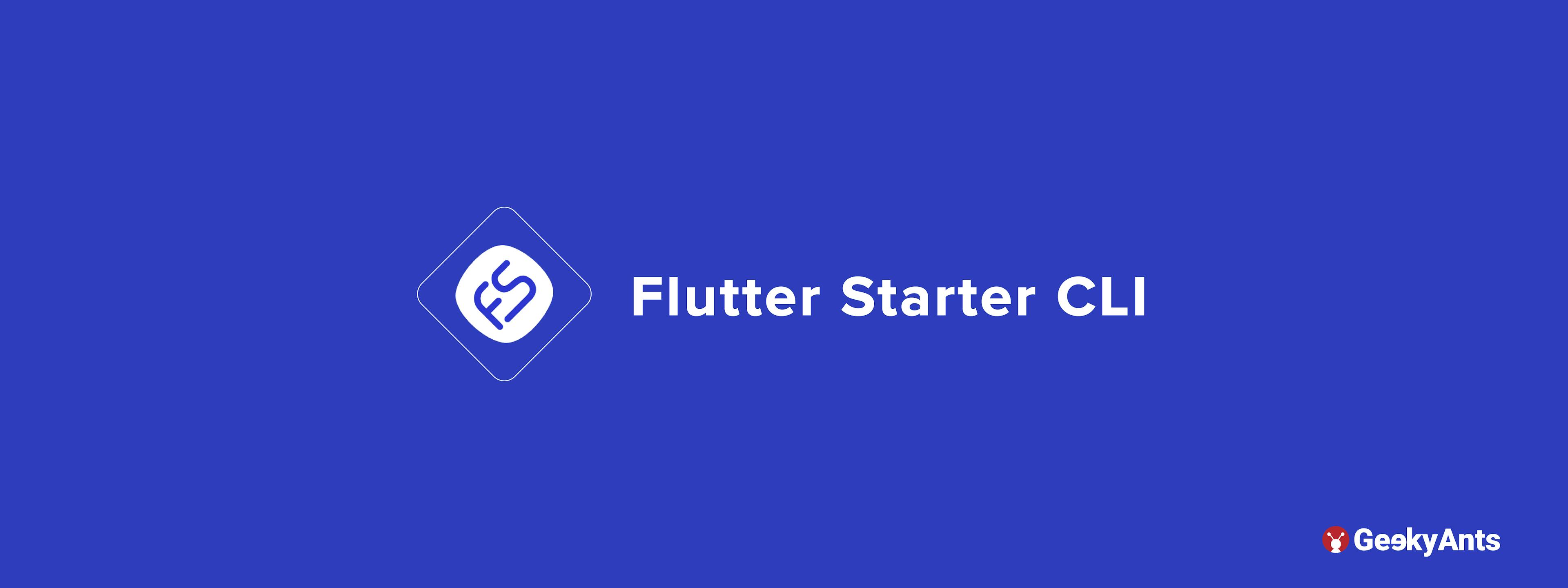 Flutter Starter CLI