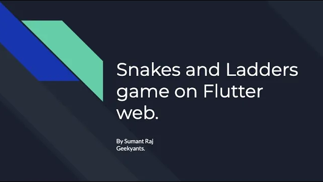 Snake Ladder Game In Flutter Web