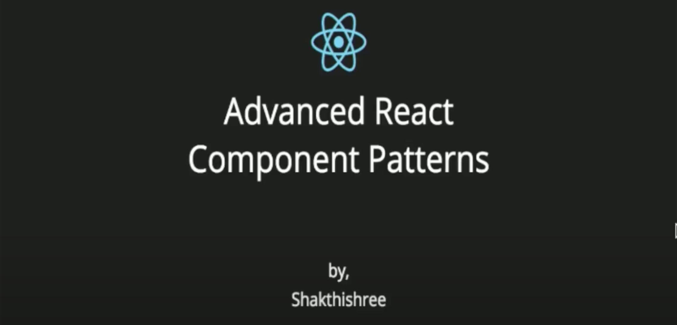Advanced React Component Patterns