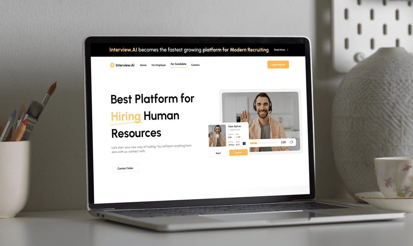 AI-Powered Interview System for Unojobs: Automating Voice-Based Candidate Screening