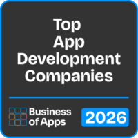 Business of Apps | Top App Development Companies 2026 award badge