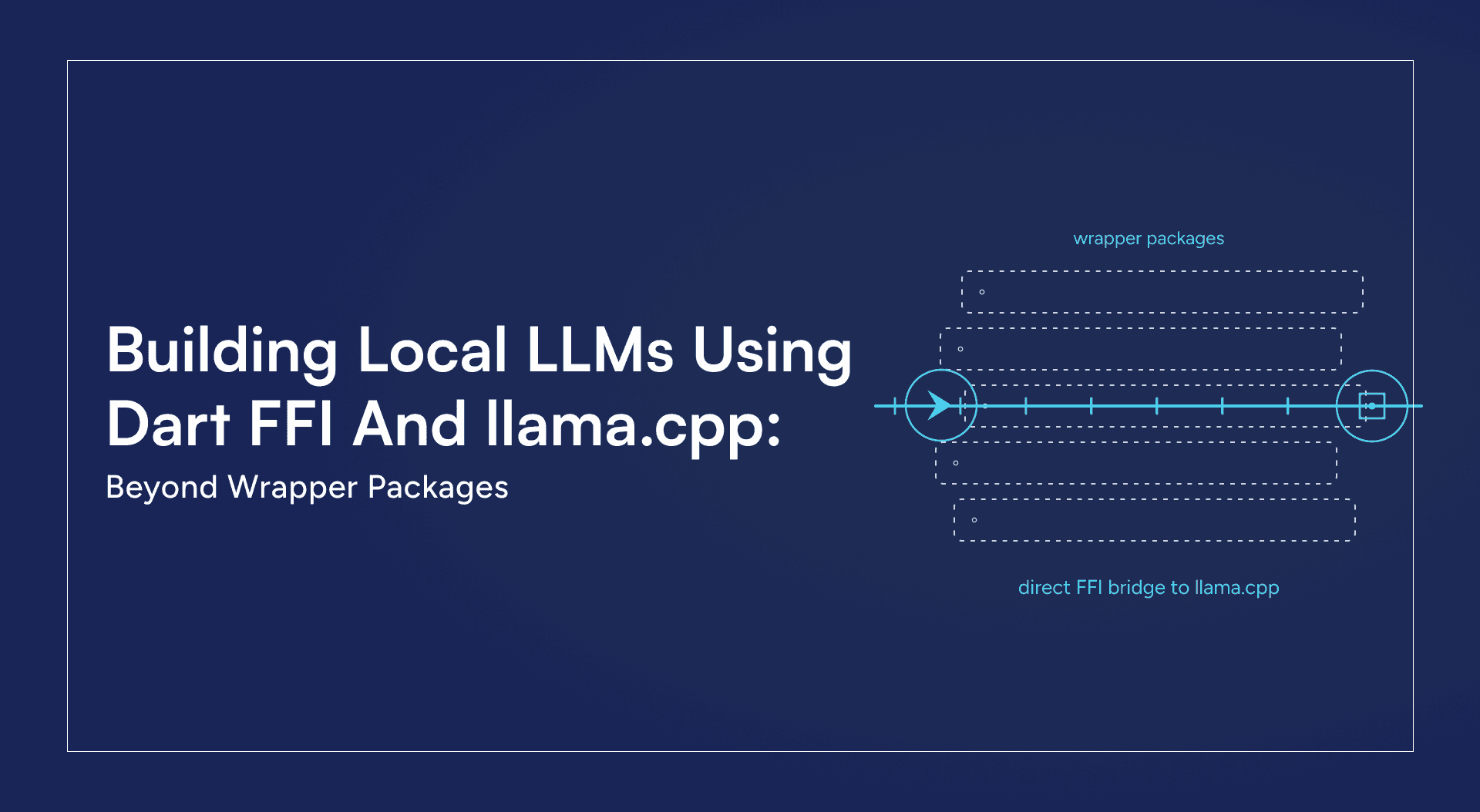 Building Local LLMs Using Dart FFI And llama.cpp: Beyond Wrapper Packages