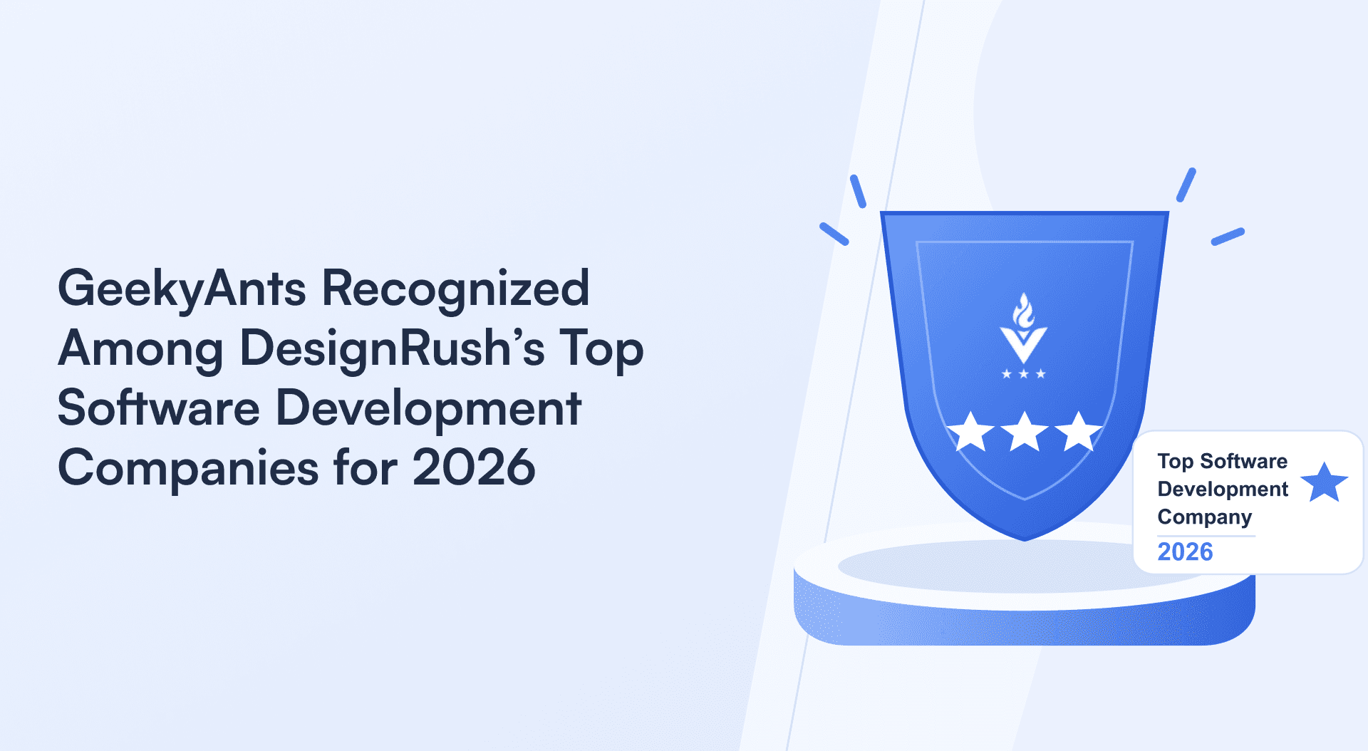GeekyAnts Recognized Among DesignRushโs Top Software Development Companies for 2026