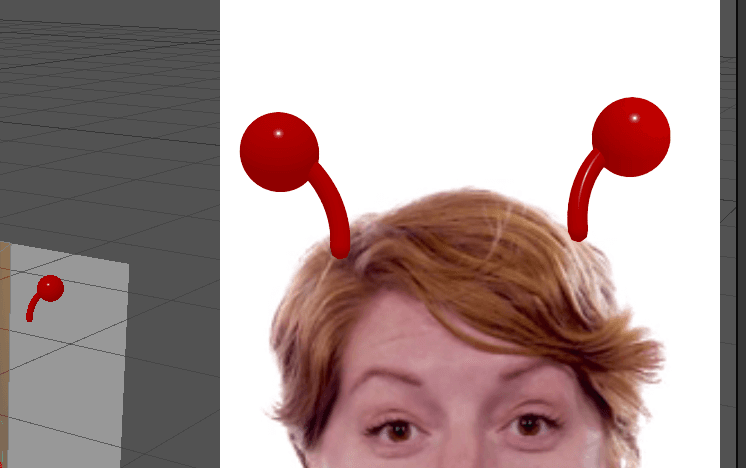 Image of how the horns would look like