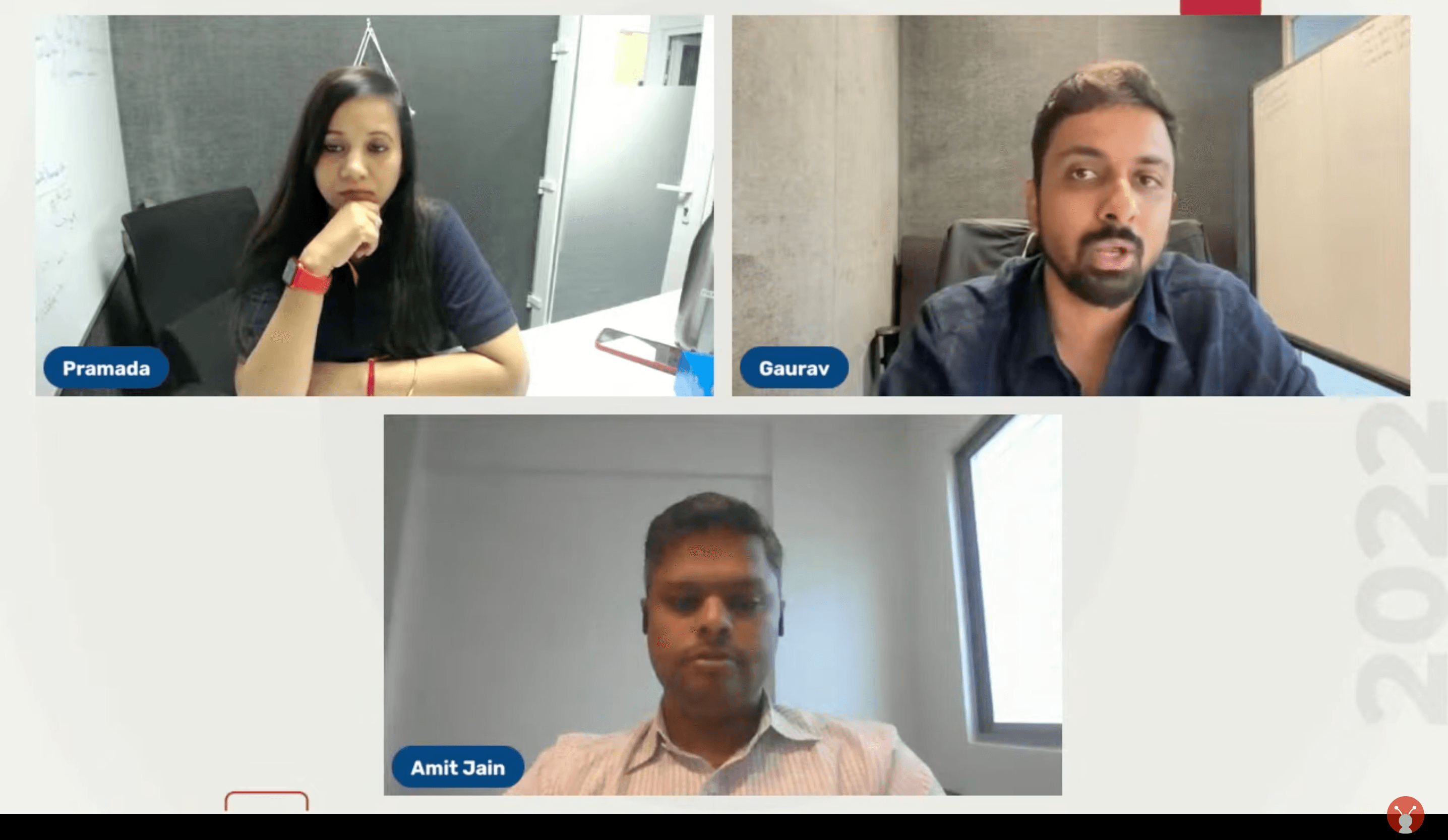 Panelists amidst a very informative discussion