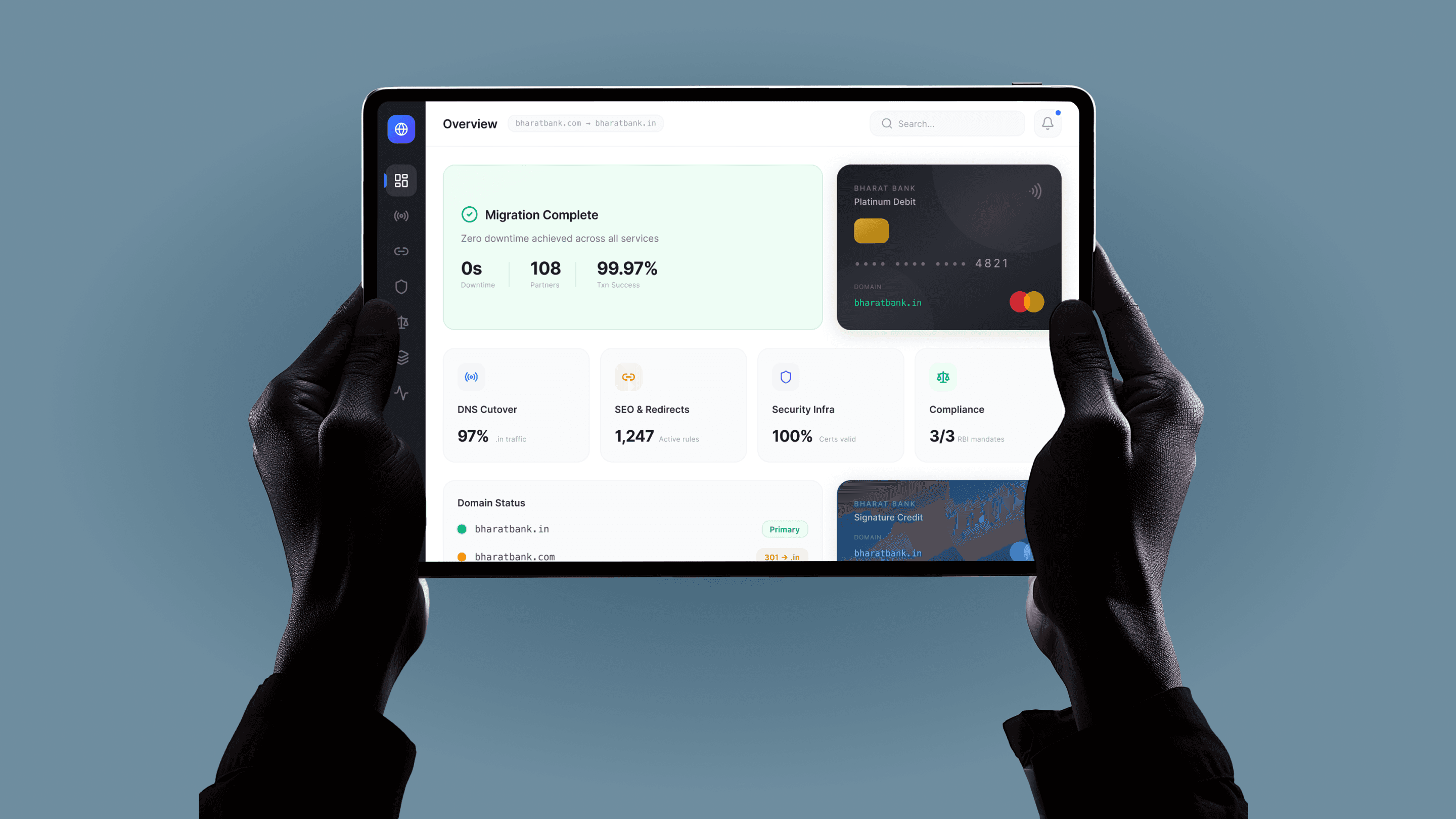 Web app for a Custiv