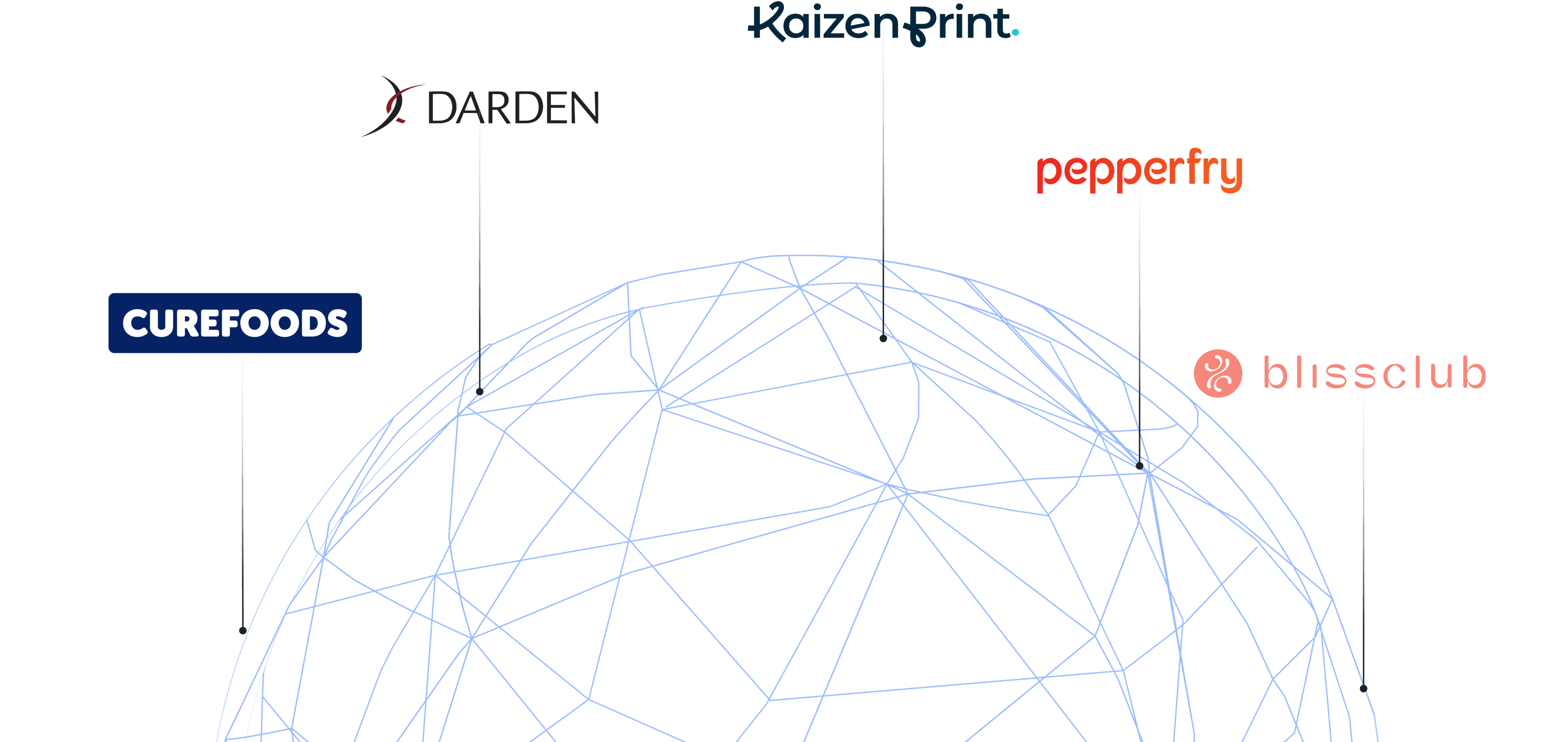 Globe showing gaming clients that GeekyAnts has