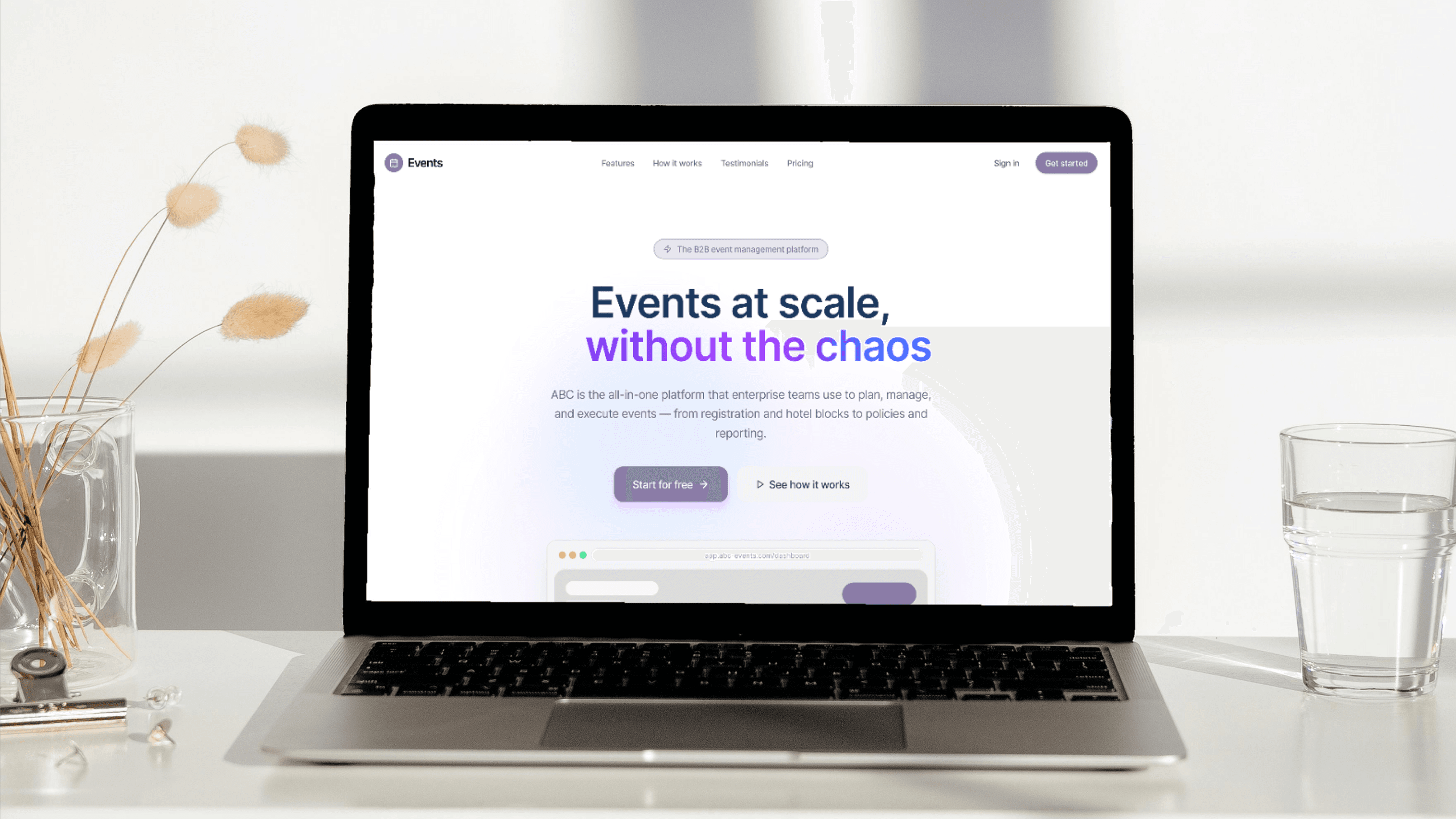 End-to-End Event Management Platform with API-First Backend